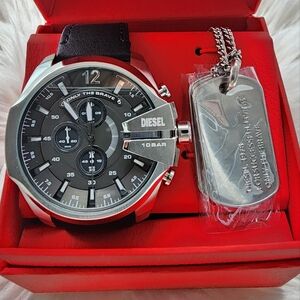 Set Watch Diesel Original brand new with tag